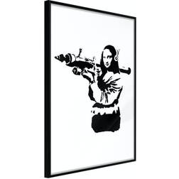 Arkiio Affisch Banksy Mona Lisa with Rocket Launcher [Poster] 40x Poster